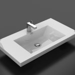 【H1】poly marble basin